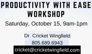 Read more about the article Event: October 15th – Productivity With Ease